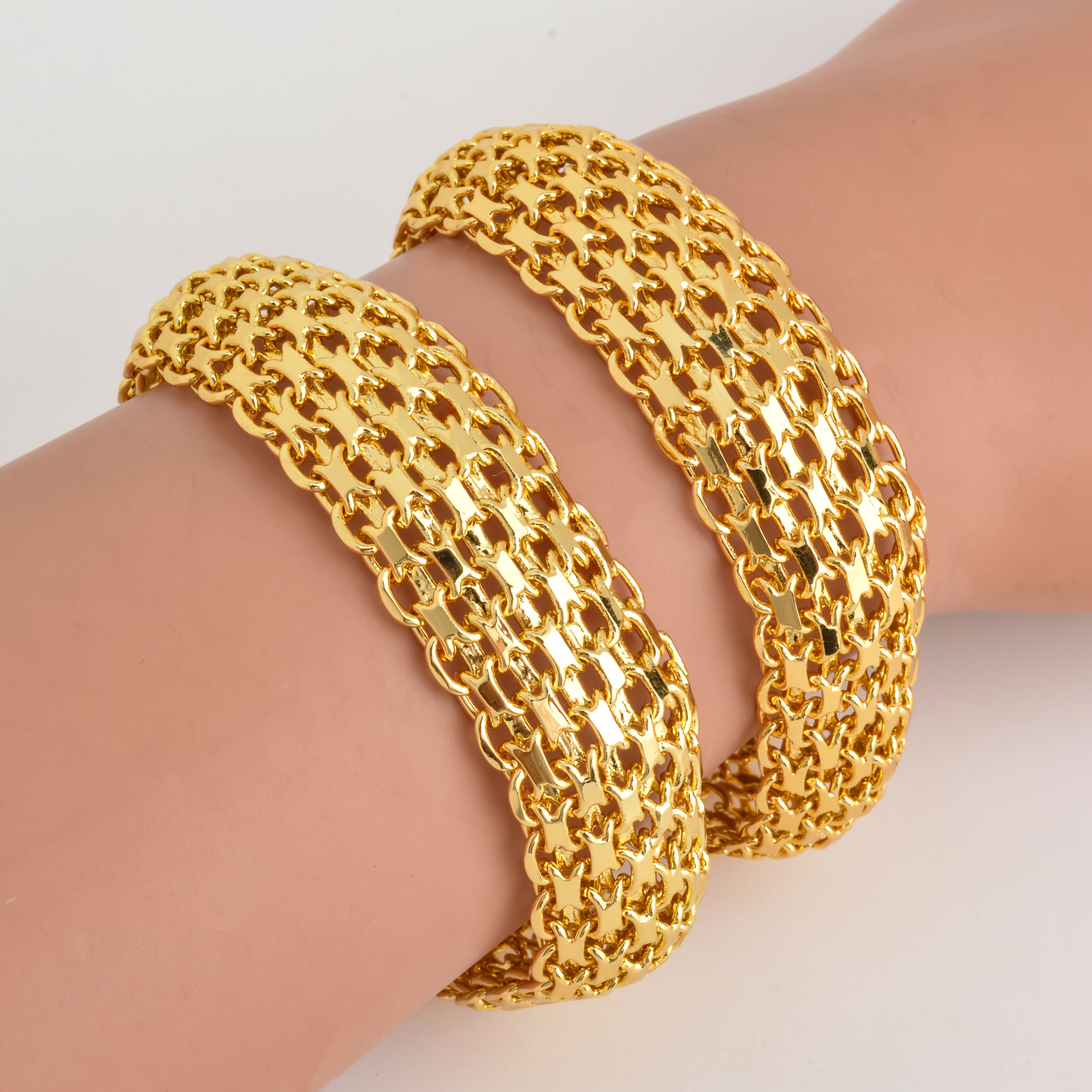 Women's Vintage Classic Woven 18K Gold-Plated Bracelet